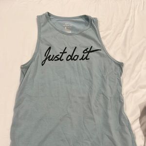 Baby blue Nike athletic top for women size xs